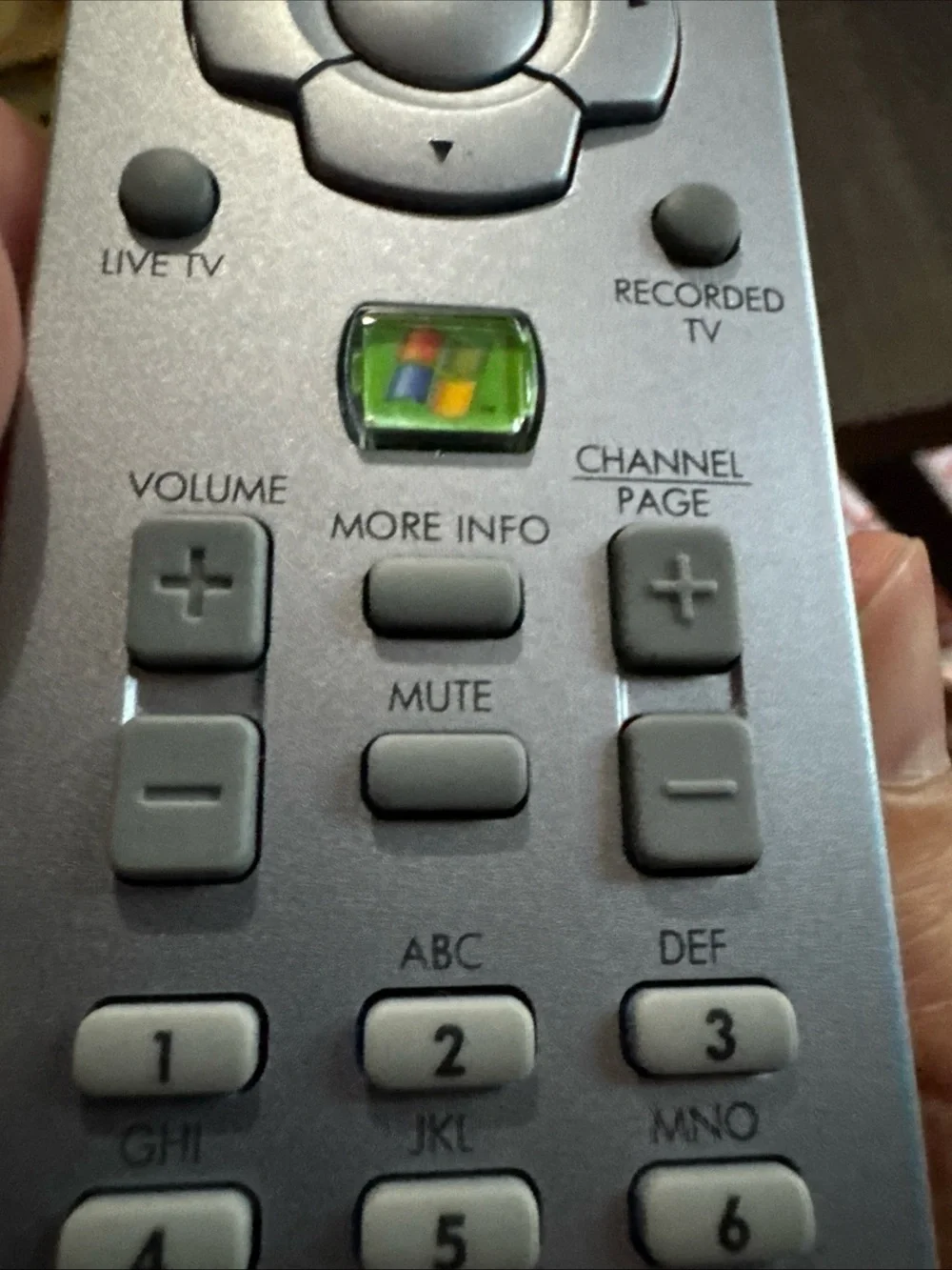BRAND NEW HP MEDIA CENTER REMOTE CONTROL RC1314401 RC6 OEM GENUINE SILVER